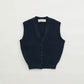 FULL CARDIGAN KNIT VEST