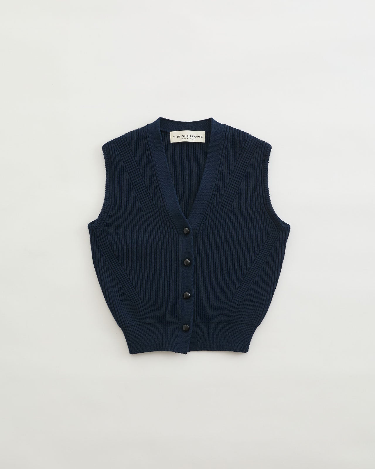 FULL CARDIGAN KNIT VEST