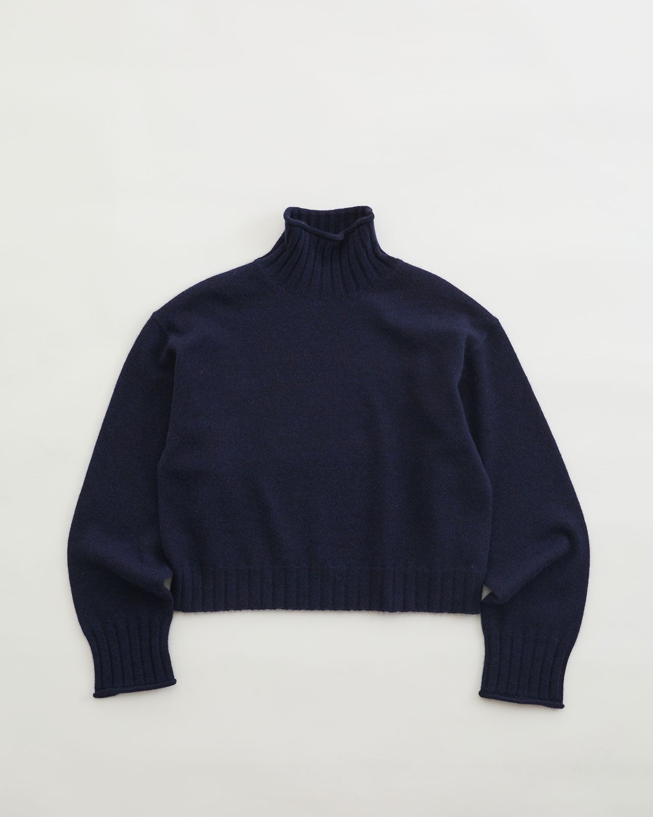 【11月中旬お届け】WOOL HIGH NECK KNIT