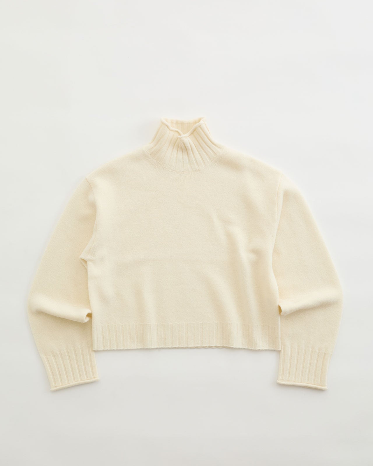 WOOL HIGH NECK KNIT – Shinzone