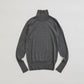 COTTON SILK HIGH NECK KNIT