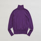 COTTON SILK HIGH NECK KNIT