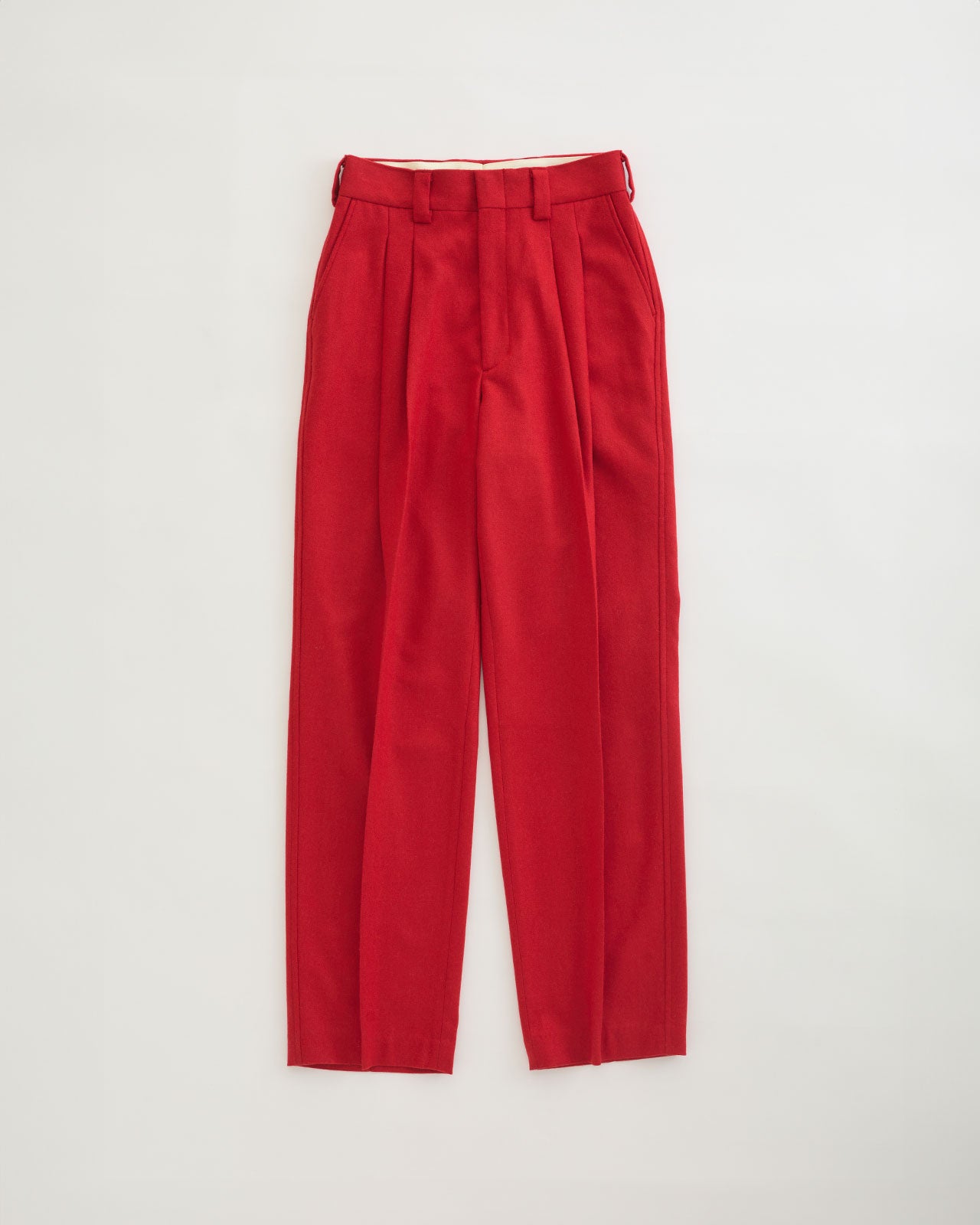 WOOL FLANNEL TOMBOY PANTS