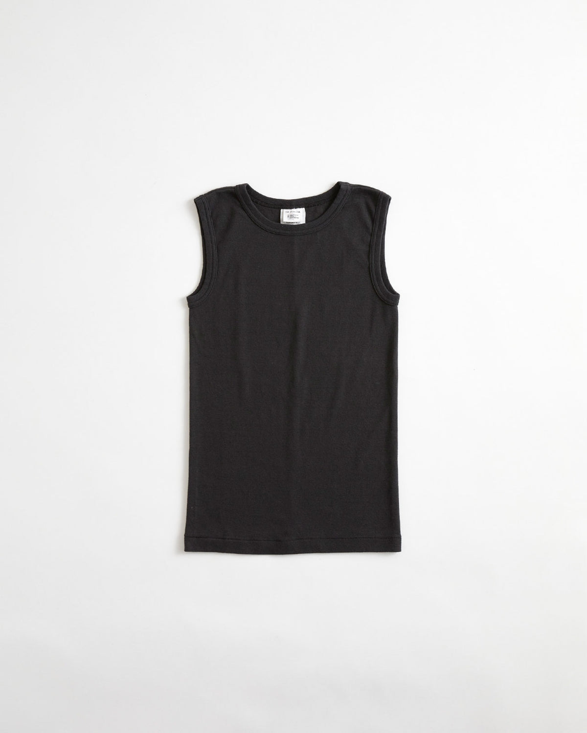 BLACK/WHITE/GRAY/GREEN】CIRCULAR RIB SLEEVELESS – Shinzone
