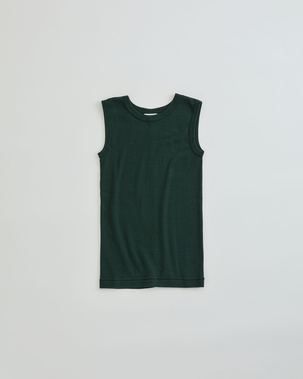 【NEW COLOR】CIRCULAR RIB SLEEVELESS