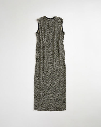 JACQUARD SLEEVELESS DRESS