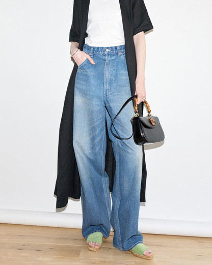 【BLUE/ECRU】TOOL DENIM PANTS