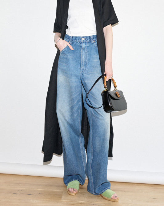 【BLUE/ECRU】TOOL DENIM PANTS
