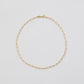 quip queint rectangle chain long necklace(GOLD)