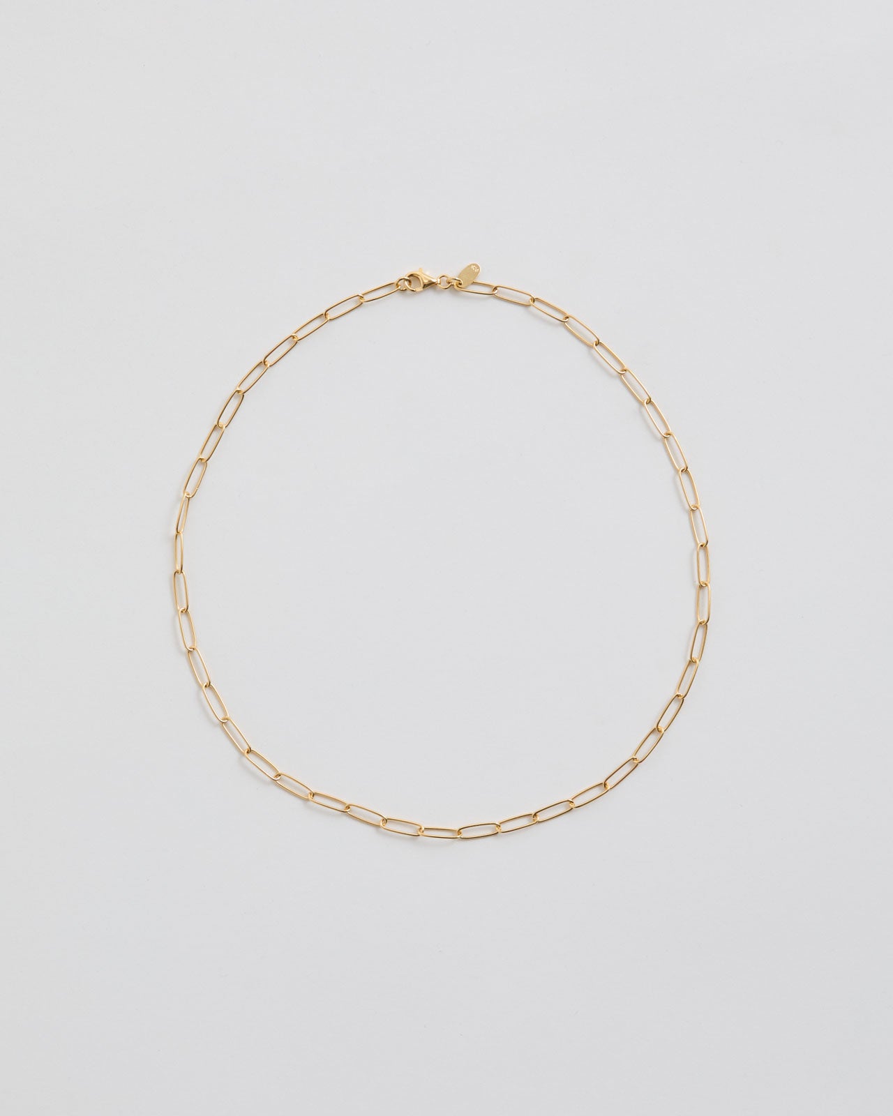 quip queint rectangle chain long necklace(GOLD)