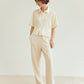 PILE JERSEY PANTS