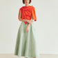 【4月下旬お届け】GARMENT DYE FLARE SKIRT