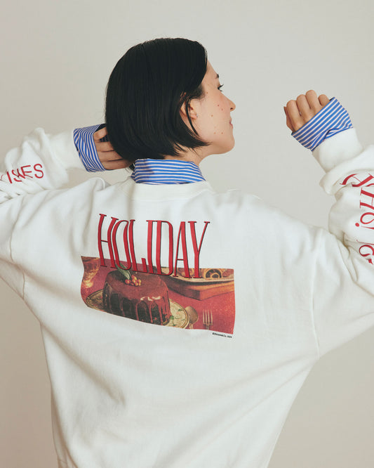 【11月下旬お届け】HOLIDAY SWEAT SHIRT