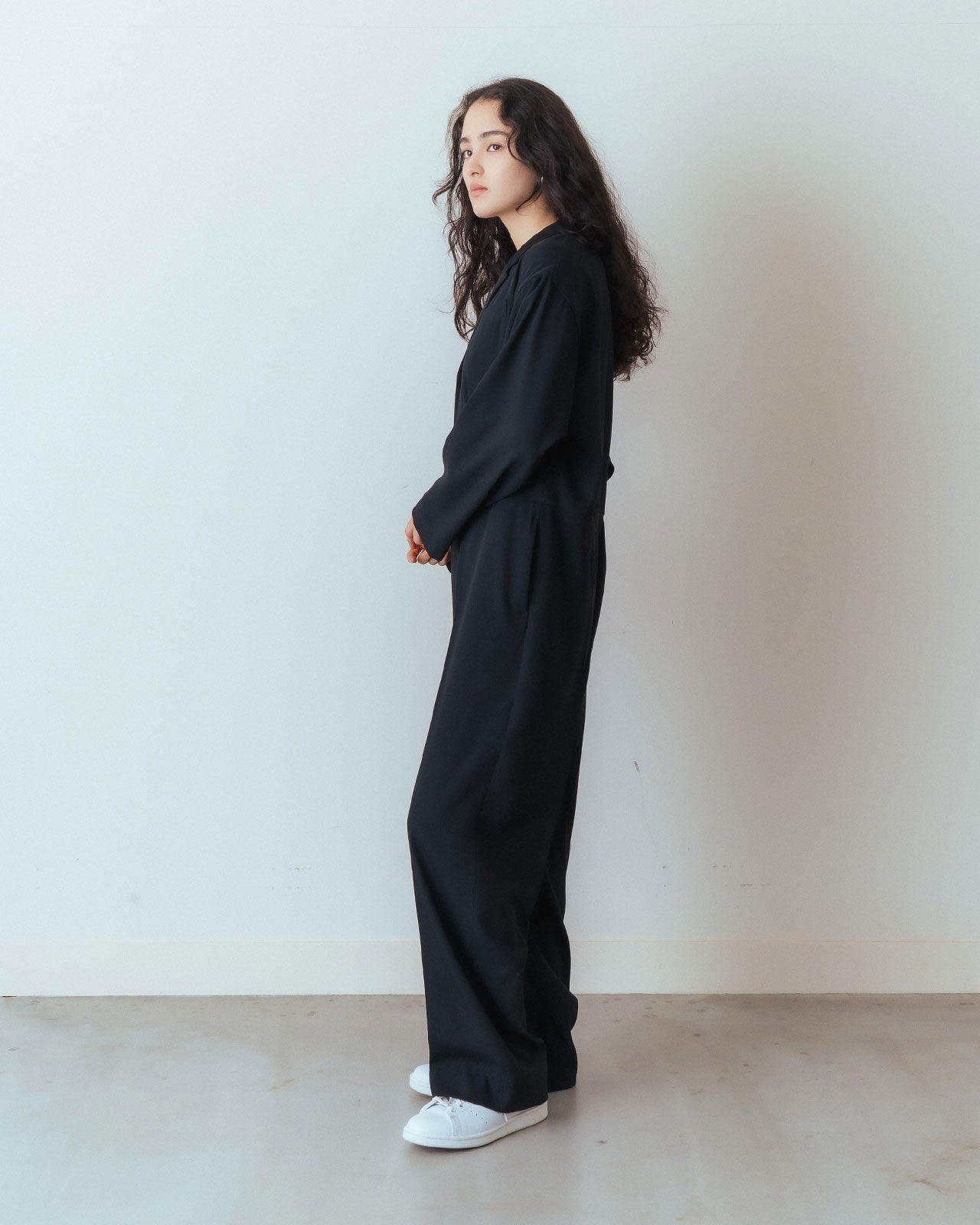 NOTCHED LAPEL JUMP SUITS