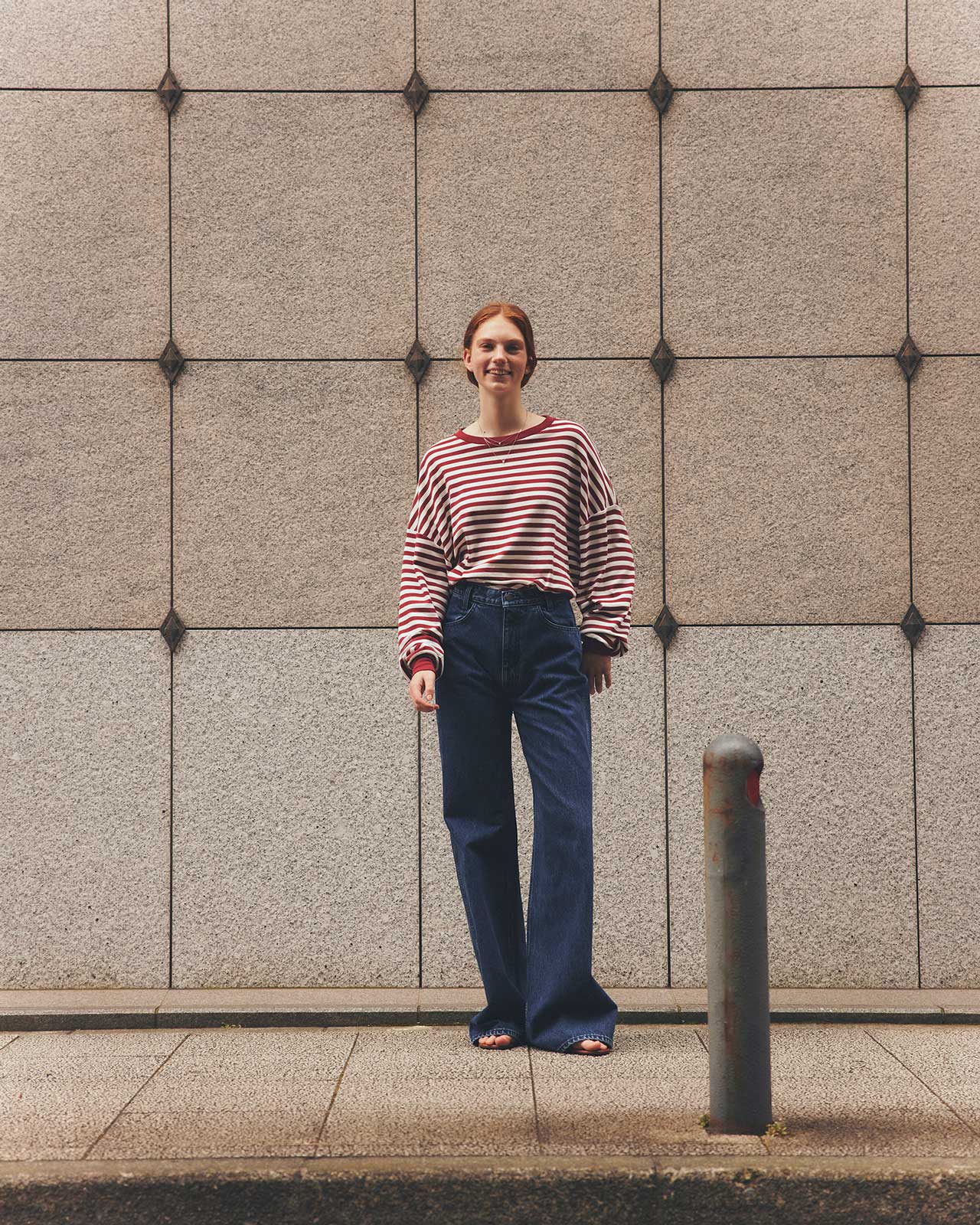 FRENCH STRIPED LONG SLEEVE TEE