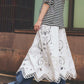 EMBROIDERY LACE SKIRT