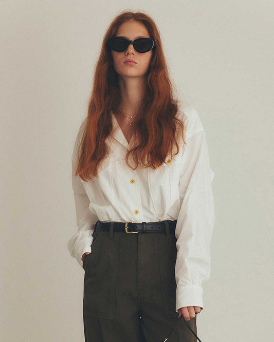 OPEN COLLAR SHIRT