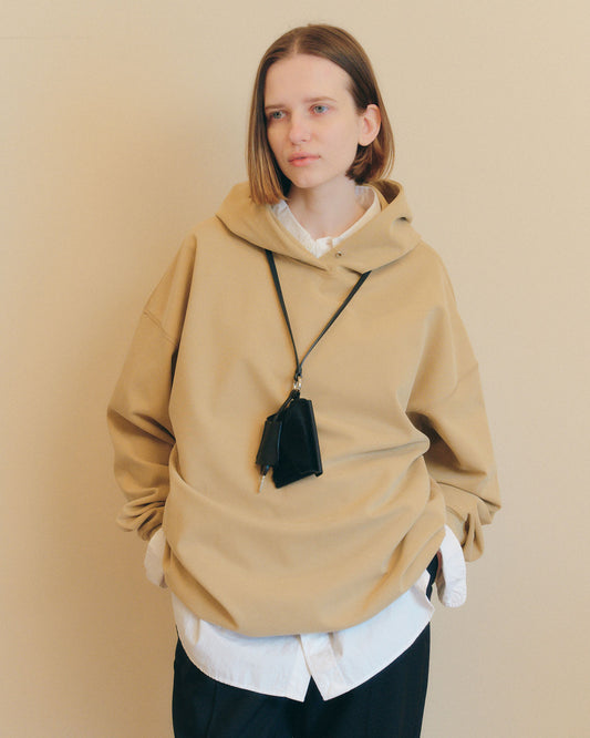 FIBRIL TWILL JERSEY HOODIE