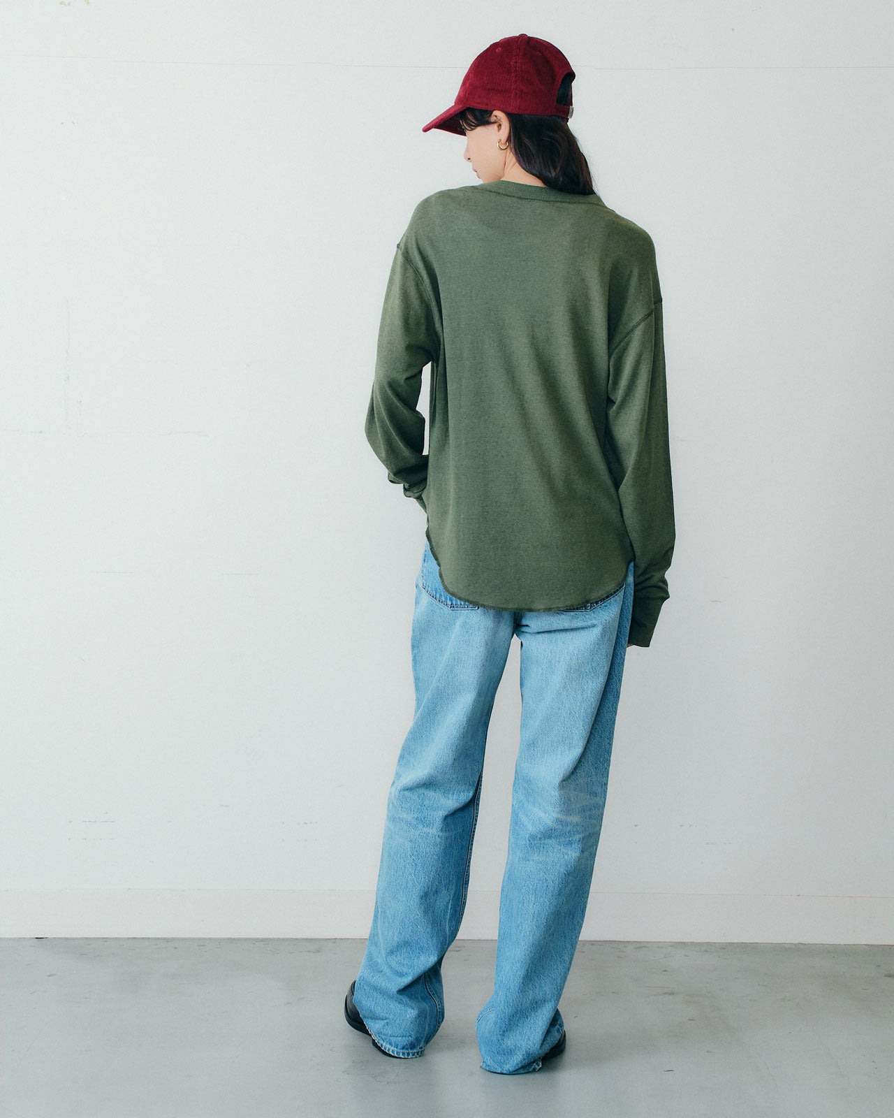 【9月下旬入荷予定】C/W HENLEY NECK SHIRT