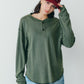 【9月下旬入荷予定】C/W HENLEY NECK SHIRT