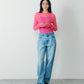【9月下旬お届け】CASHMERE SILK RIB KNIT