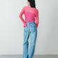 【9月下旬お届け】CASHMERE SILK RIB KNIT