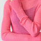 【9月下旬お届け】CASHMERE SILK RIB KNIT