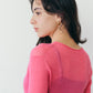 【9月下旬お届け】CASHMERE SILK RIB KNIT