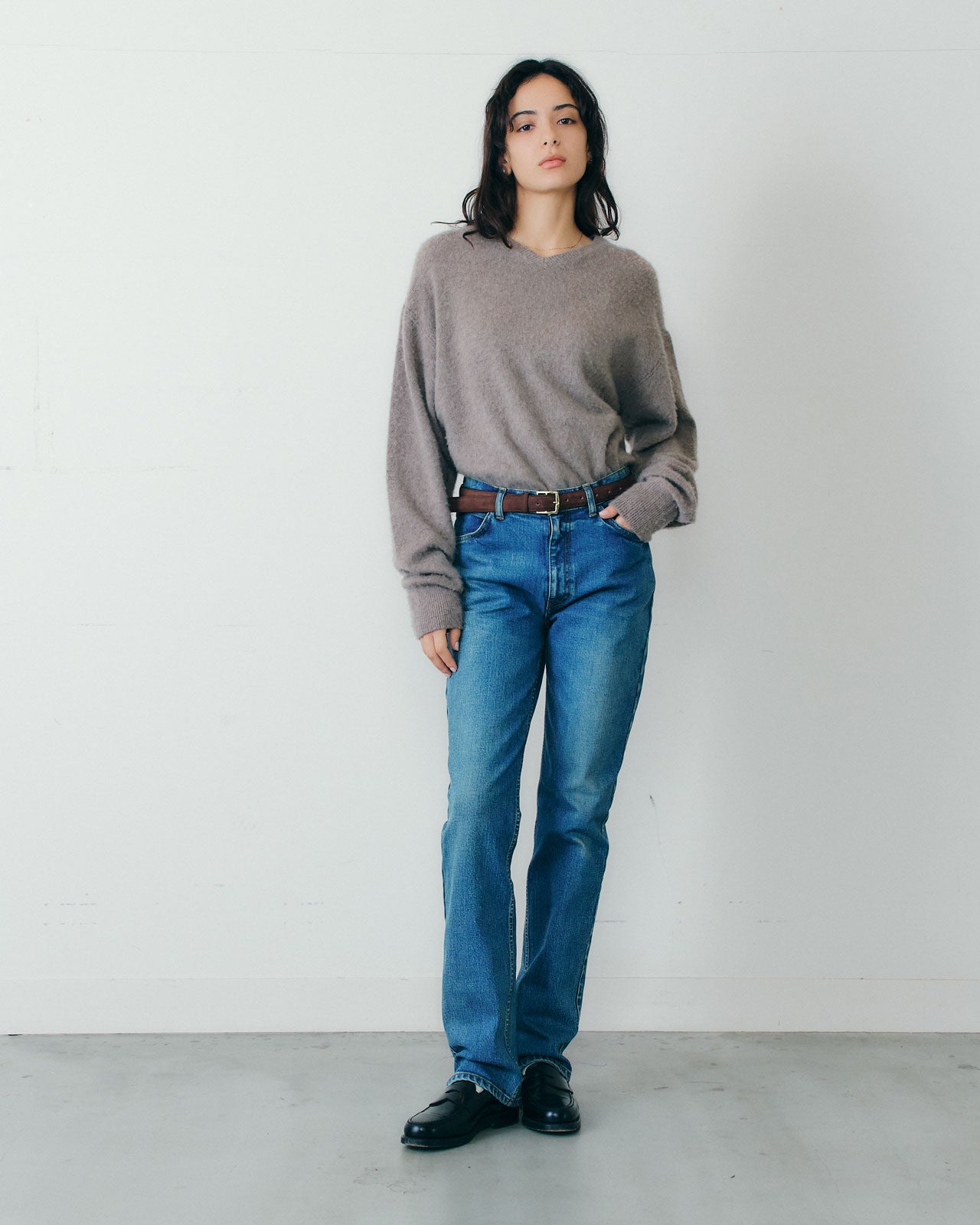8月中旬お届け】KITTY STRETCH DENIM PANTS – Shinzone