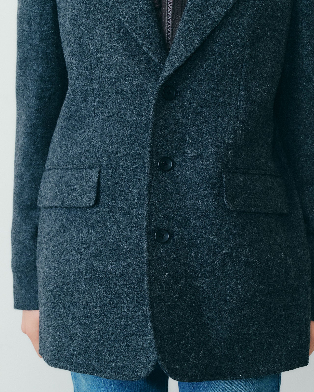 【9月中旬入荷予定】WOOL SINGLE BREASTED JACKET