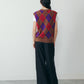 【10月上旬入荷予定】ARGYLE KNIT VEST