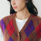 【10月上旬入荷予定】ARGYLE KNIT VEST