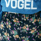 FLOWER BOUQUET PRINTED SATIN SKIRT