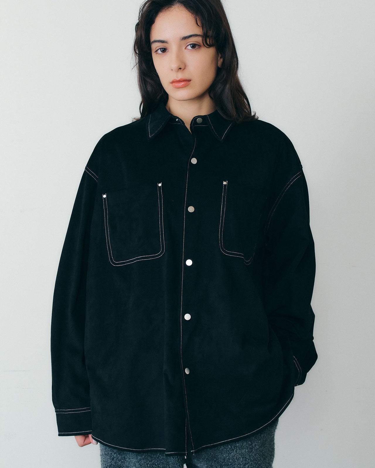 SUEDE SHIRT