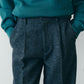 【9月中旬お届け】WOOL SEMI FLARE PANTS