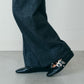 【9月中旬お届け】WOOL SEMI FLARE PANTS
