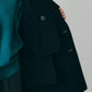 【10月中旬入荷予定】OVERSIZED WOOL PEACOAT (Lovat)