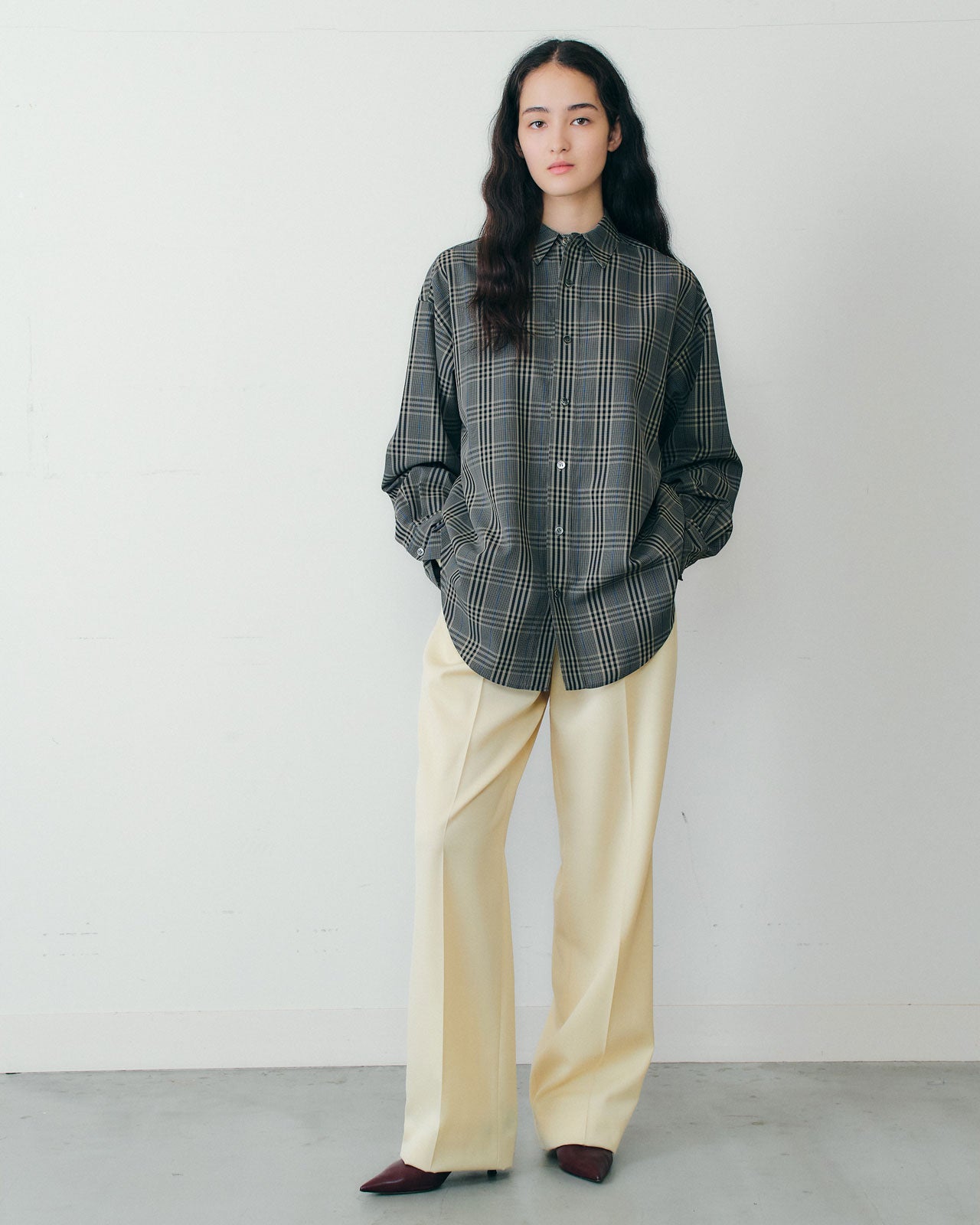 【9月下旬入荷予定】TWILL PLAID SHIRT