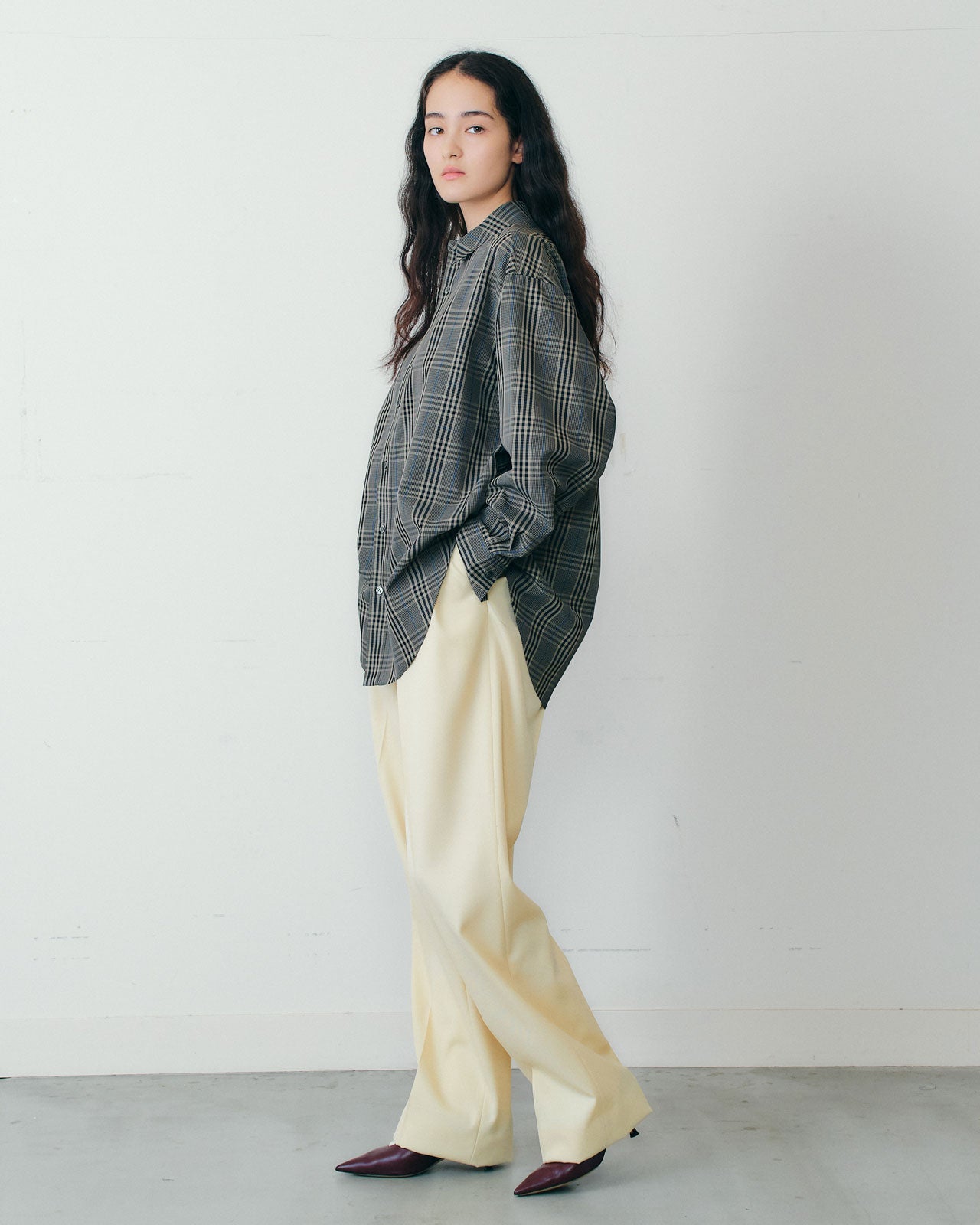 【9月下旬入荷予定】TWILL PLAID SHIRT