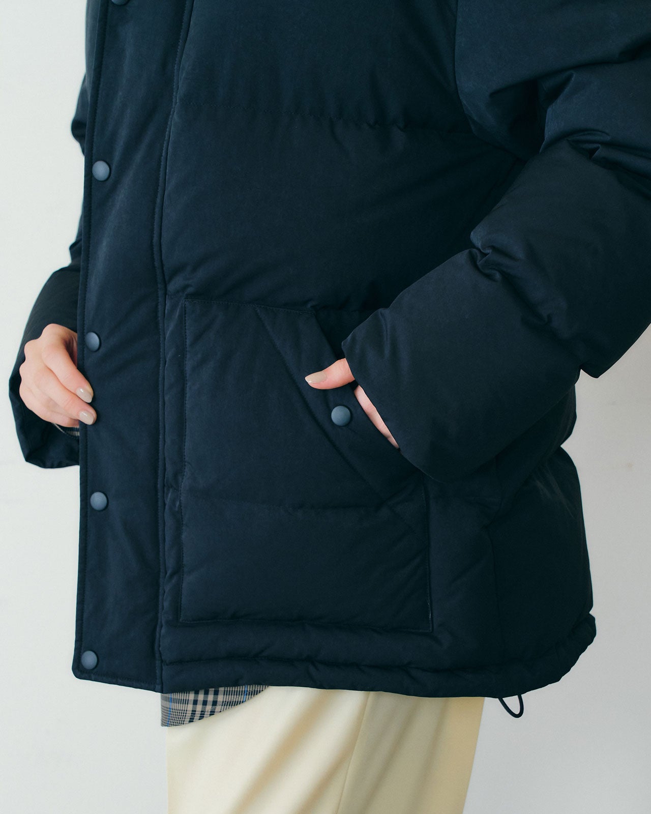 【11月上旬入荷予定】SUEDE COLLAR DOWN JACKET