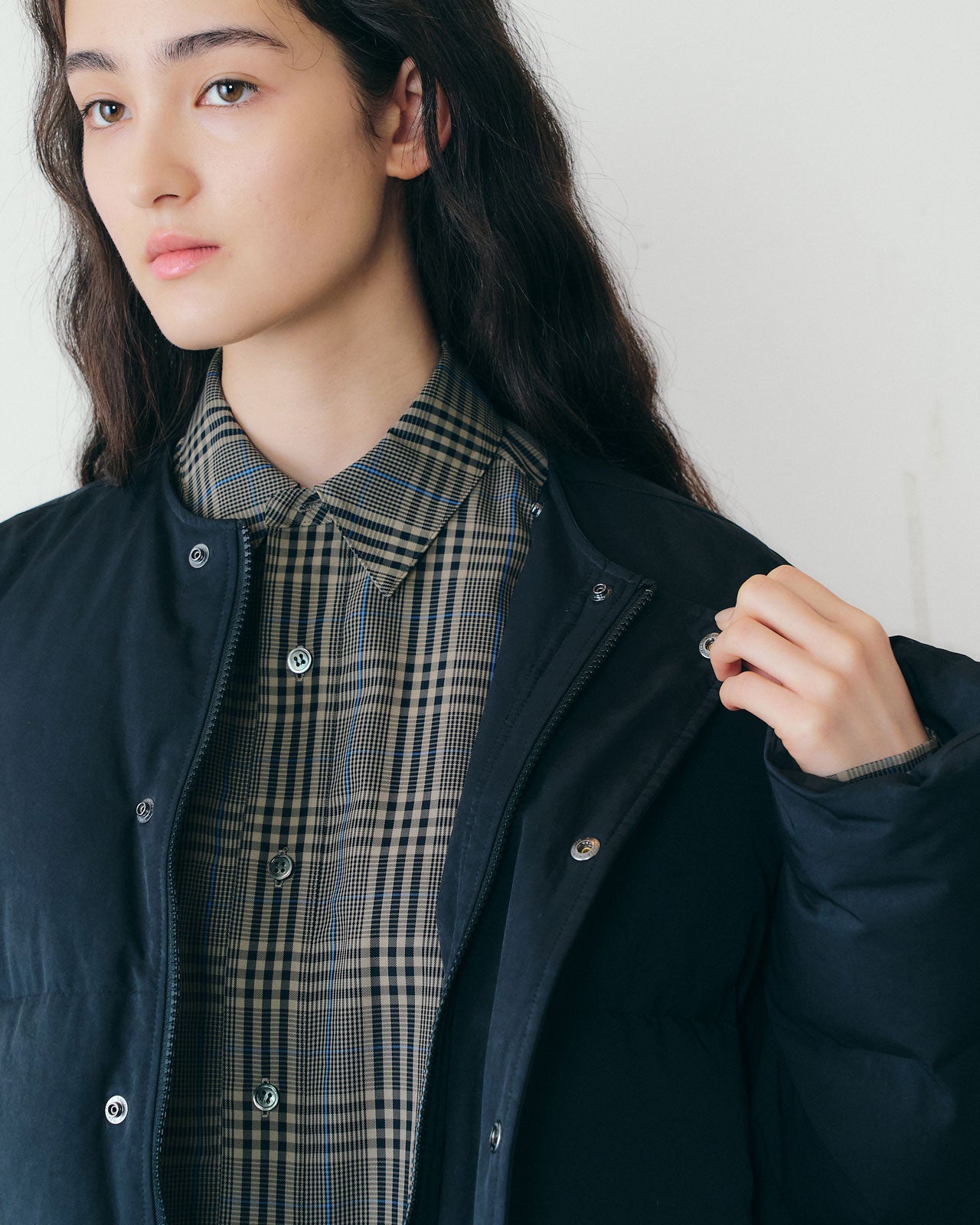 【11月上旬入荷予定】SUEDE COLLAR DOWN JACKET