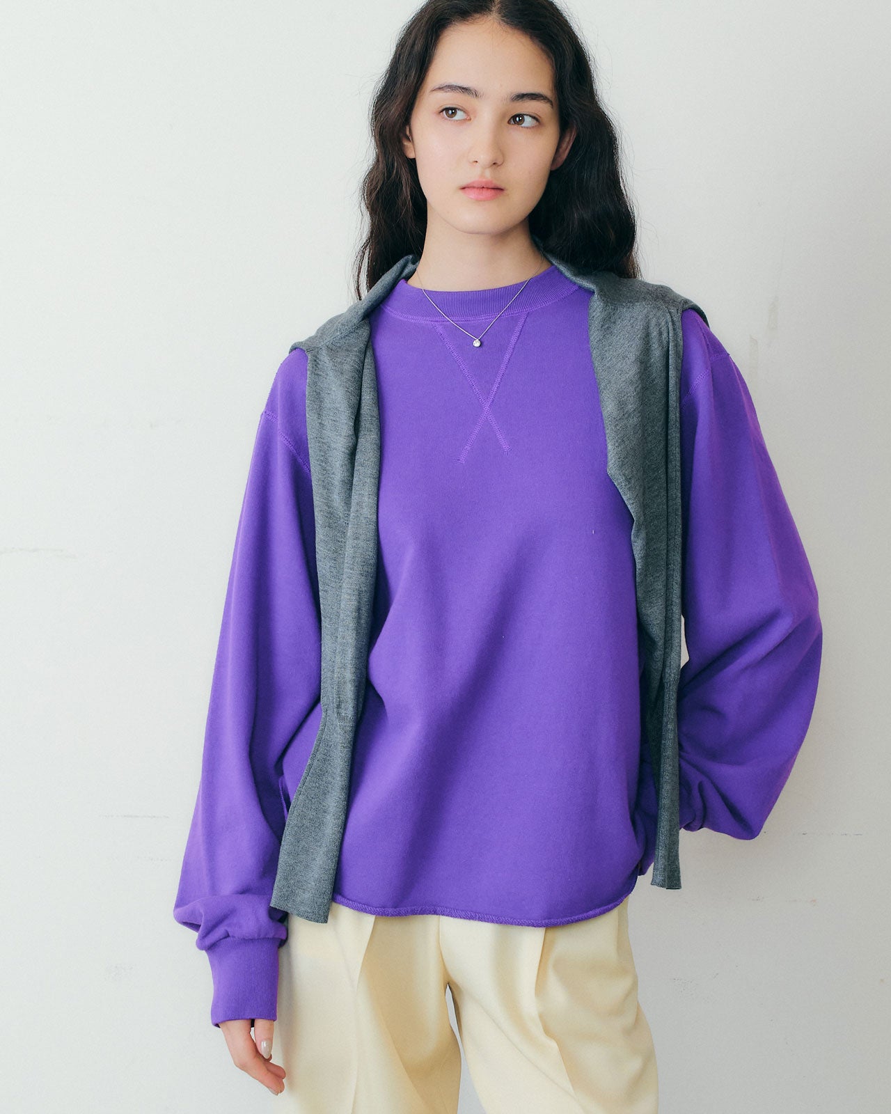 【新色PURPLE】W GAZETTE PULLOVER