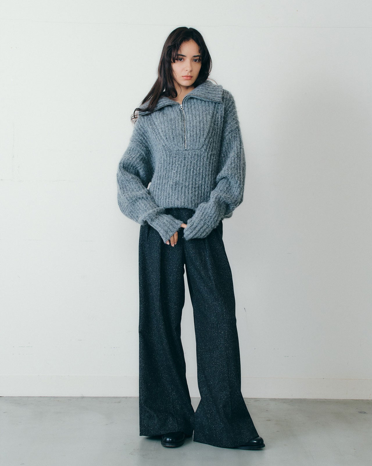 9月中旬入荷予定】JOSE WIDE TROUSERS – Shinzone