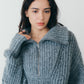 【11月上旬入荷予定】DUFFY HALF ZIP KNIT
