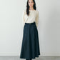 【9月中旬お届け】HERRINGBONE FLARE SKIRT
