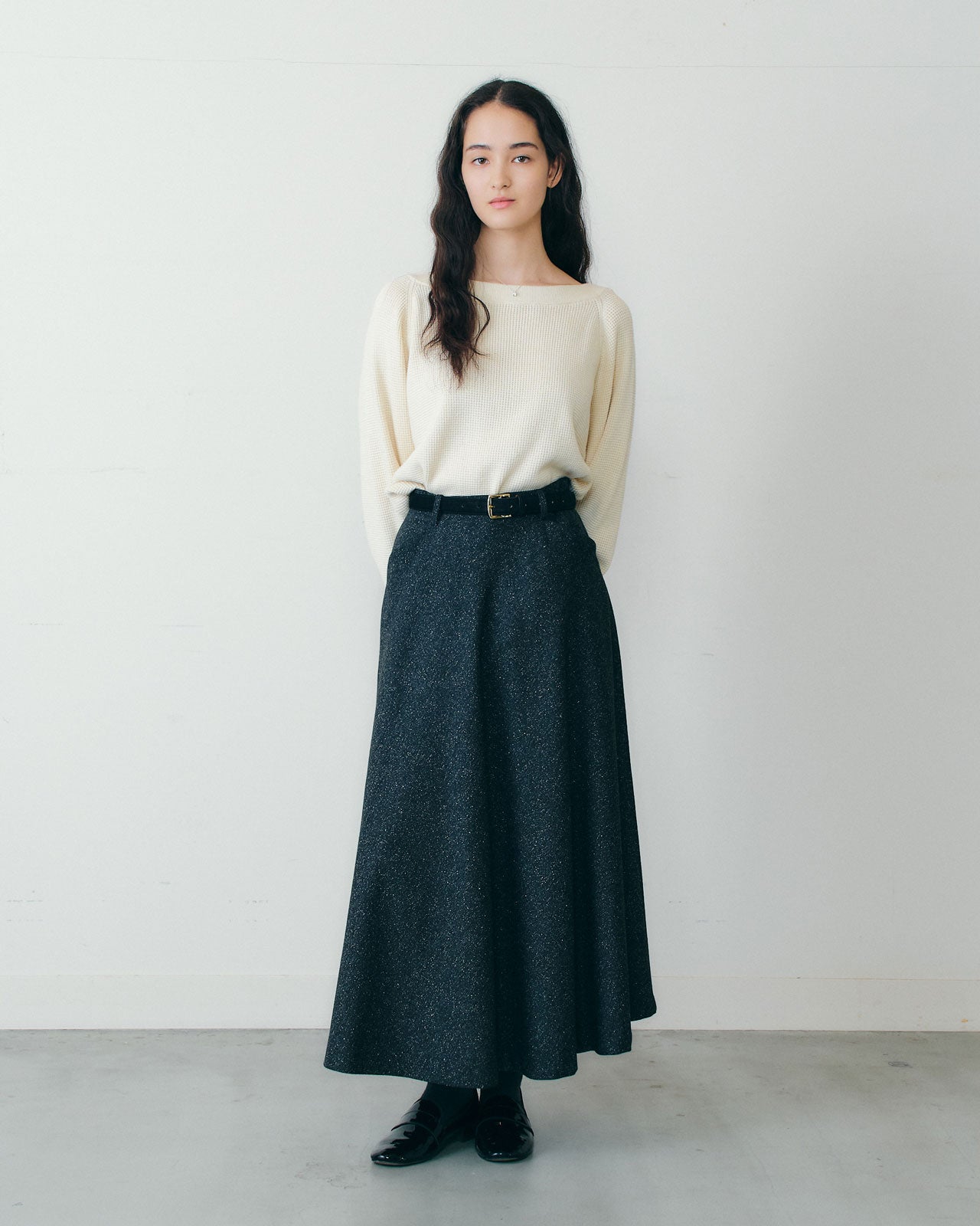 【9月下旬お届け】WAFFLE KNIT PULLOVER