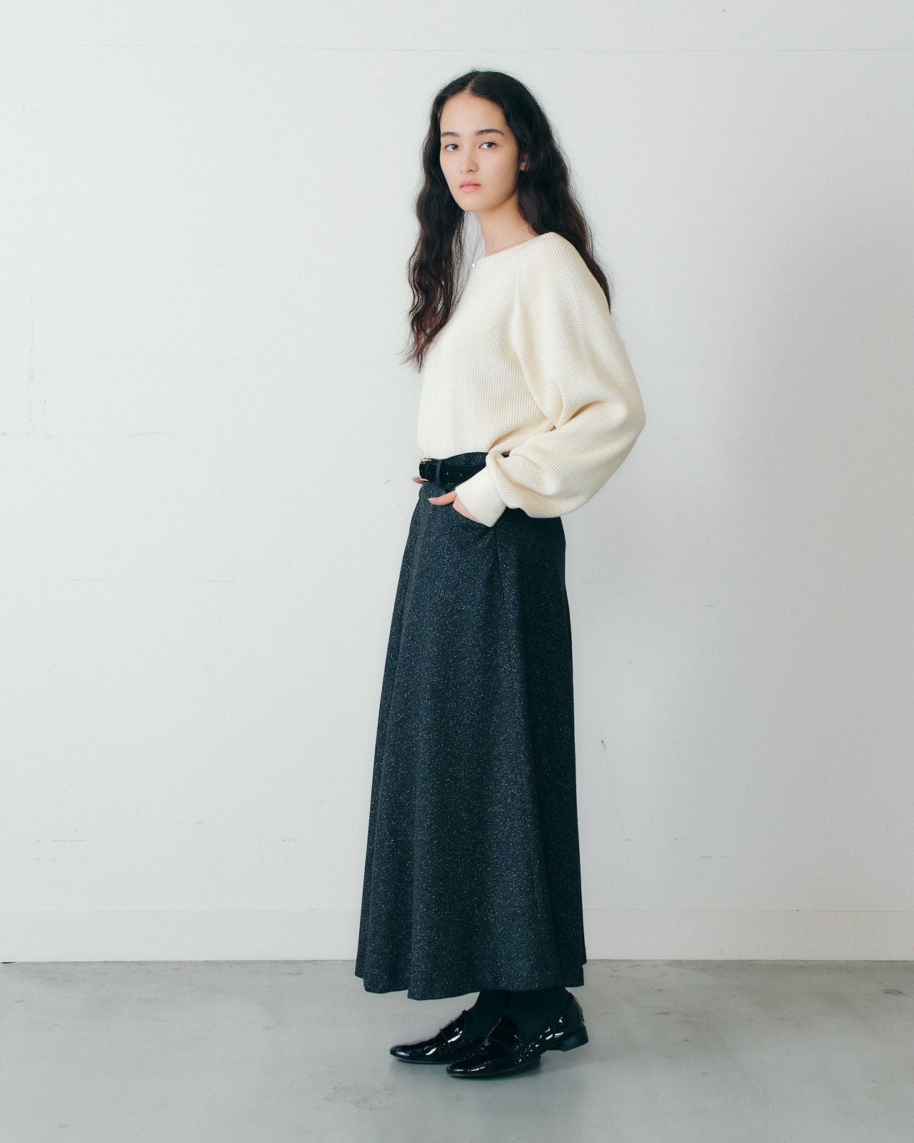 【9月下旬お届け】WAFFLE KNIT PULLOVER