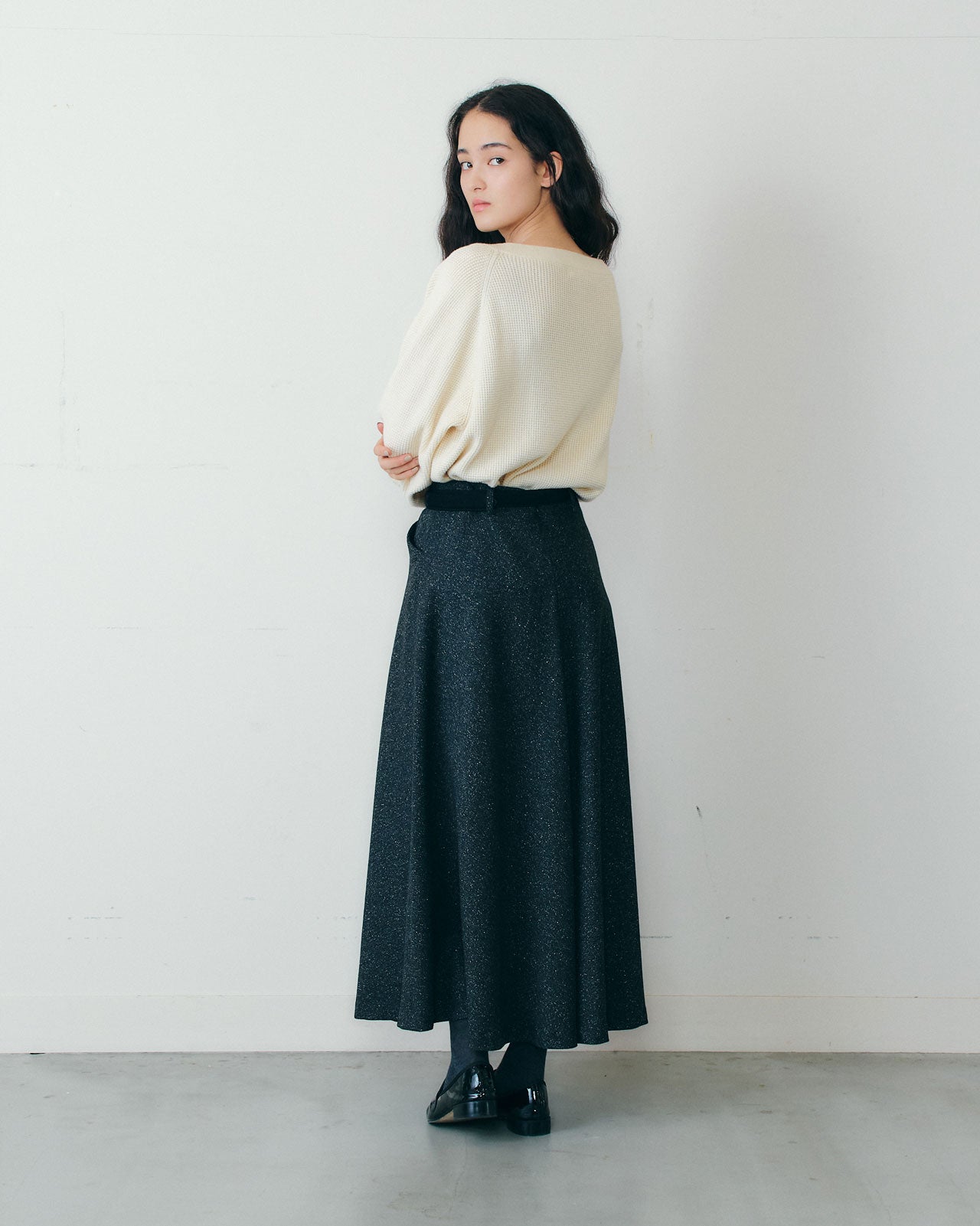 【9月下旬お届け】WAFFLE KNIT PULLOVER