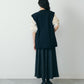 【9月中旬お届け】CHINA BUTTON QUILTED VEST