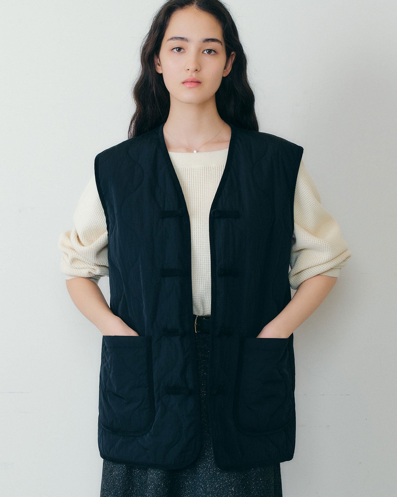 【9月下旬お届け】WAFFLE KNIT PULLOVER